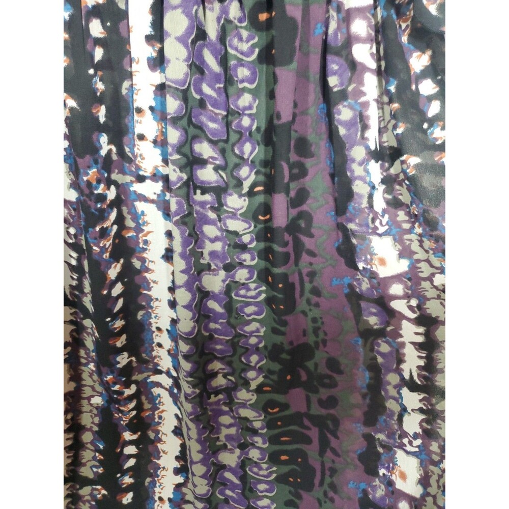 Loop Size 18 Abstract Print Ruffled Sheer Cover-U… - image 6